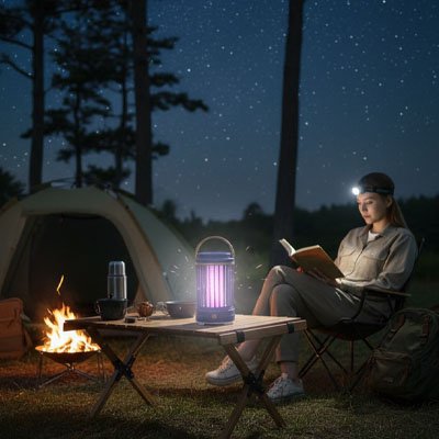 lampe-anti-moustique-femme-livre