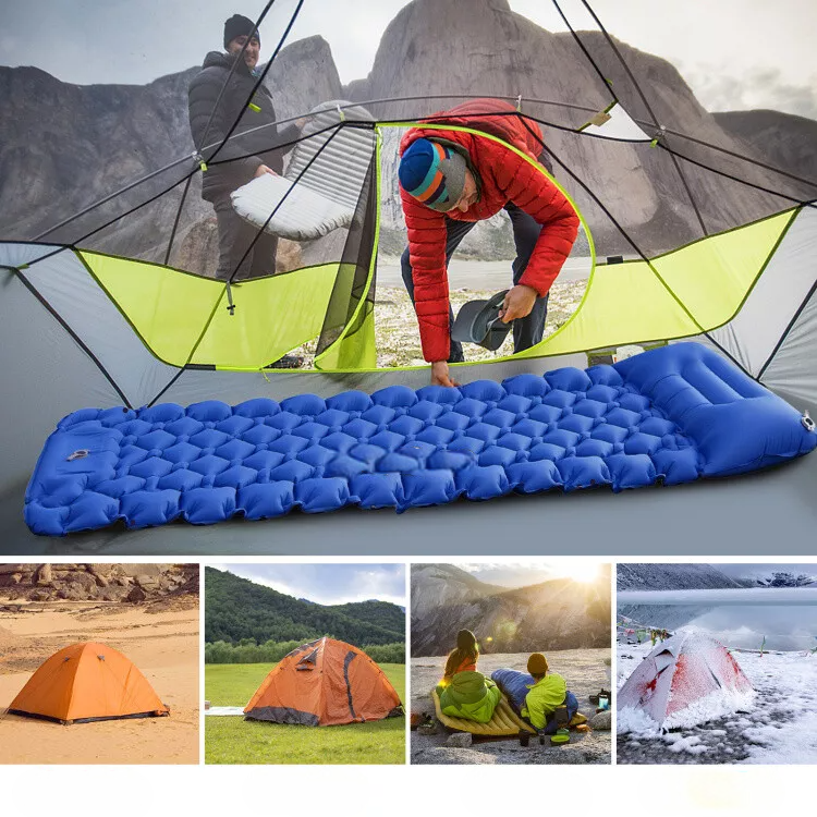 camping hiver matelas gonflable