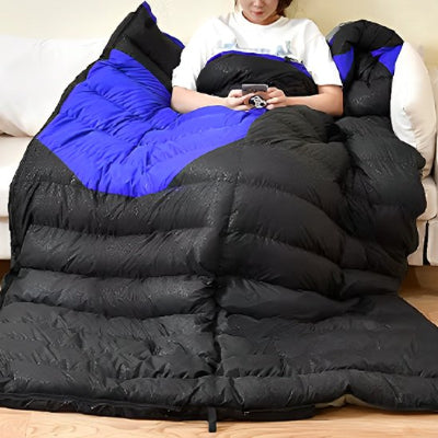 femme-portable-sac-de-couchage