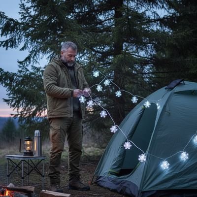 guirlande-solaire-homme-tente-lampe