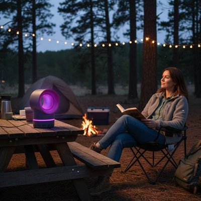 lampe-anti-moustique-femme-bouquin