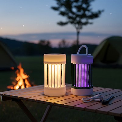 lampe-anti-moustique-feu-table