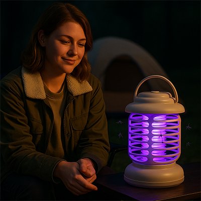 lampe-anti-moustique-fille-cheveux-bruns
