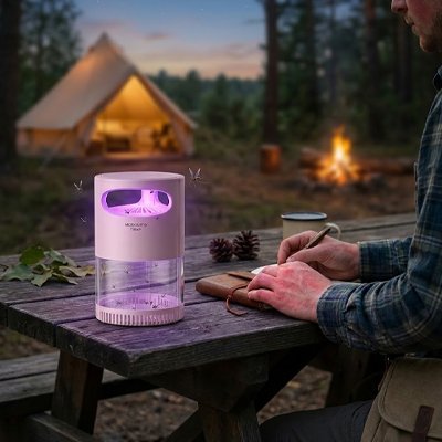 lampe-anti-moustique-homme-prend-notes