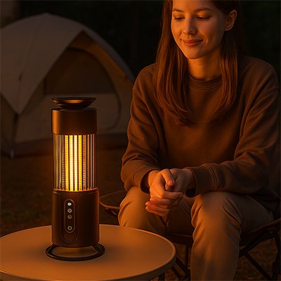lampe-anti-moustique-jeune-femme-sourit