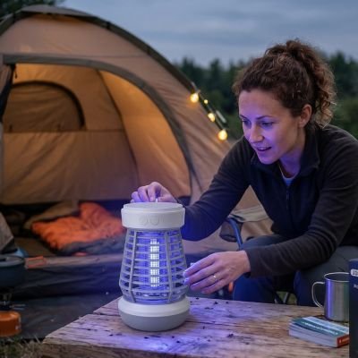 Lampe anti moustique 