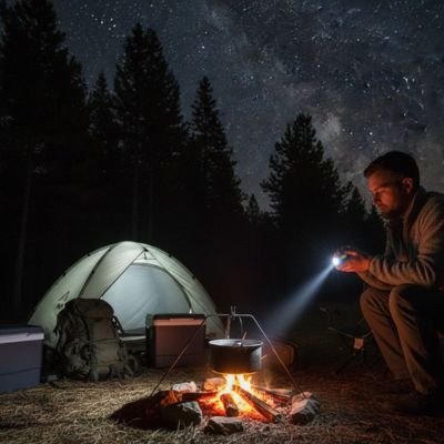 lampe-de-poche-tente-nuit-feu