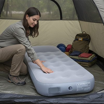 matelas-gonflable-1-personne-tente-femme