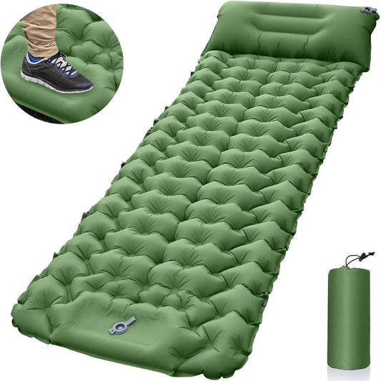 matelas gonflable vert