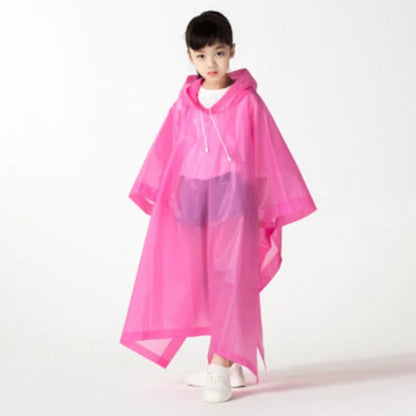 poncho-enfant-rose