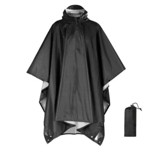 poncho-pluie-homme-noir