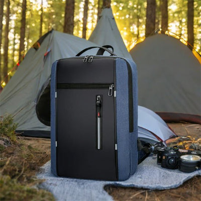 sac-a-dos-cabine-bleue-noir-tentes