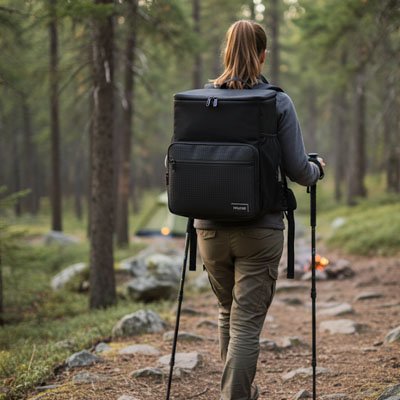 sac-a-dos-isotherme-femme-marche-nature