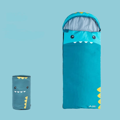 sac-couchage-enroule-animal-bleu