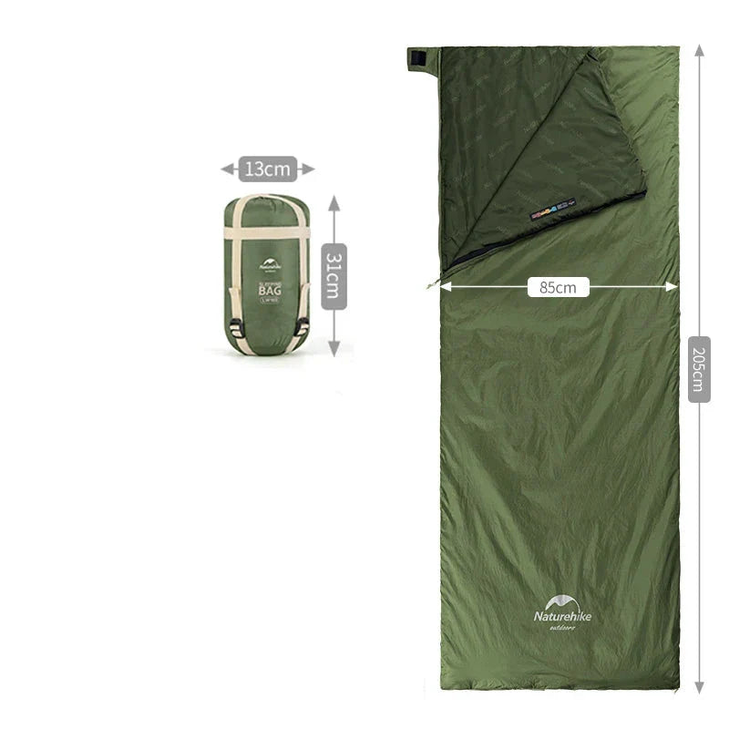 sac-couchage-vert-dimensions-compact
