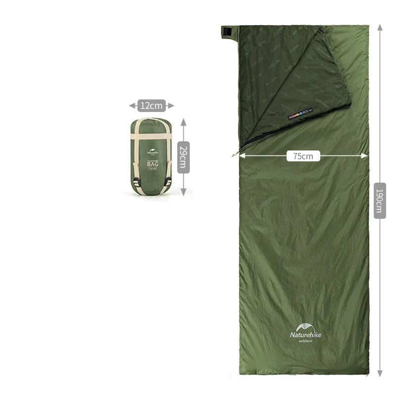 sac-couchage-vert-dimensions
