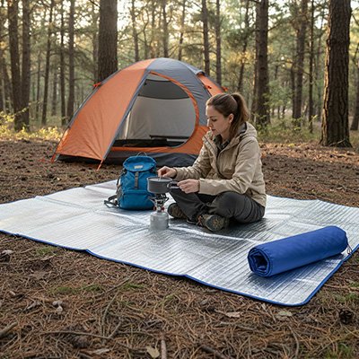 tapis-de-sol-pour-camping-rechaud-tente-orange