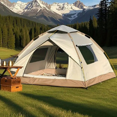 tente-de camping-table-montagne-nature