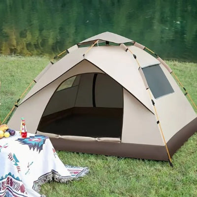 tente-de camping-table-repas-riviere