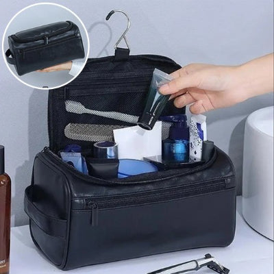 trousse-de-toilette-noire-ouverte-compartiments